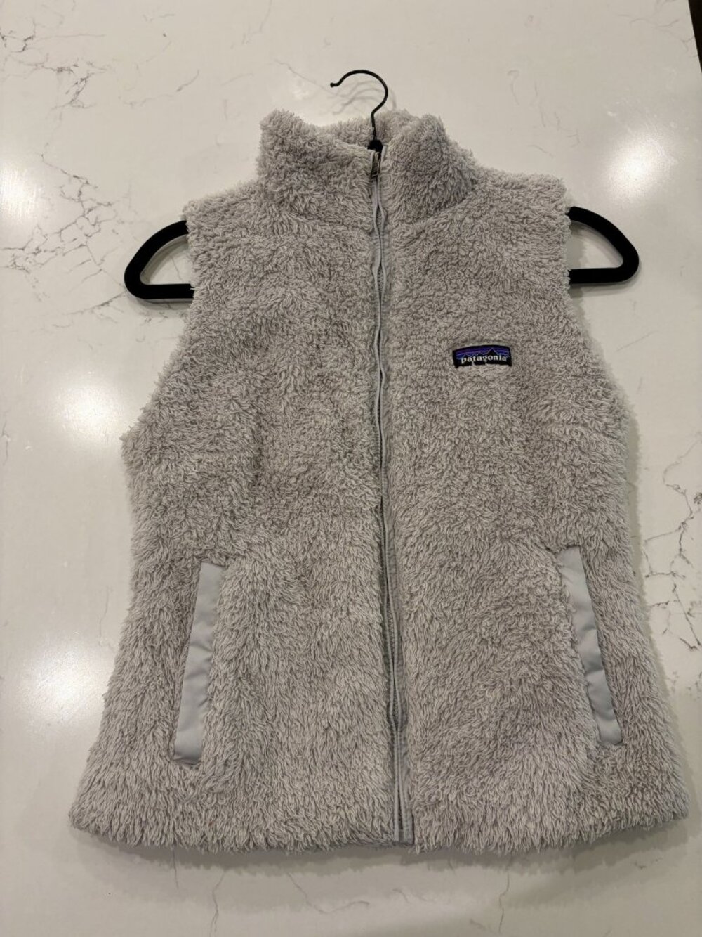 Patagonia Los Gatos Fleece Vest - Women's Small - Light Gray
